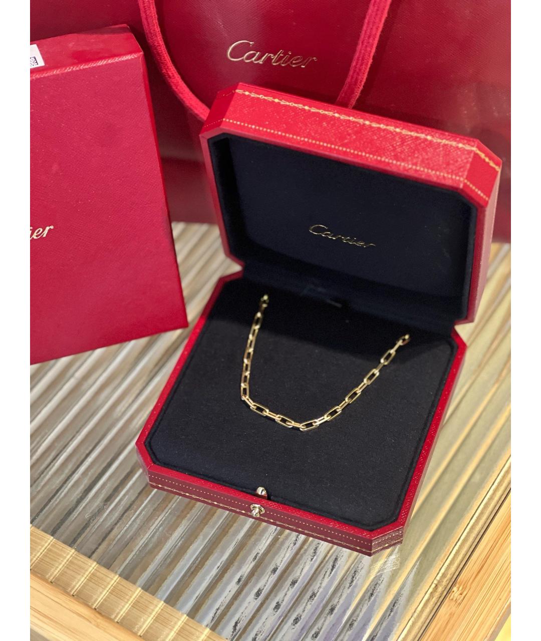 CARTIER Золотое колье из желтого золота, фото 5