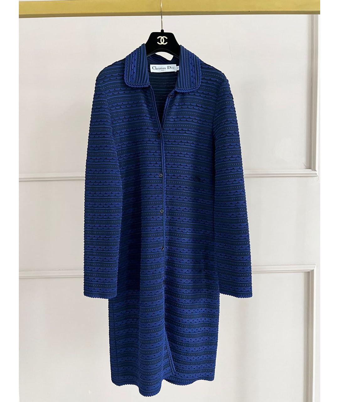 CHRISTIAN DIOR Темно-синий кардиган, фото 9