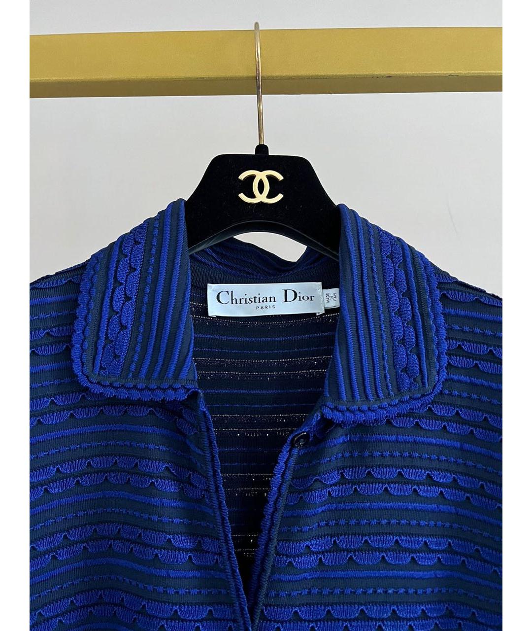 CHRISTIAN DIOR Темно-синий кардиган, фото 2