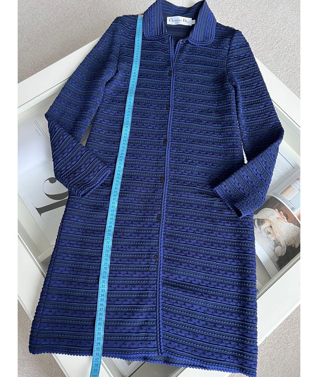 CHRISTIAN DIOR Темно-синий кардиган, фото 8