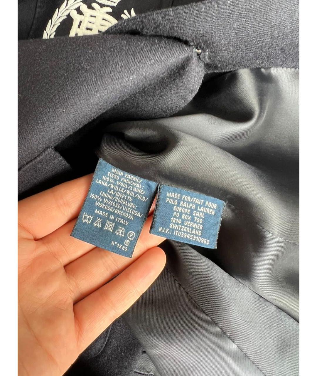 RALPH LAUREN Черный жакет/пиджак, фото 4