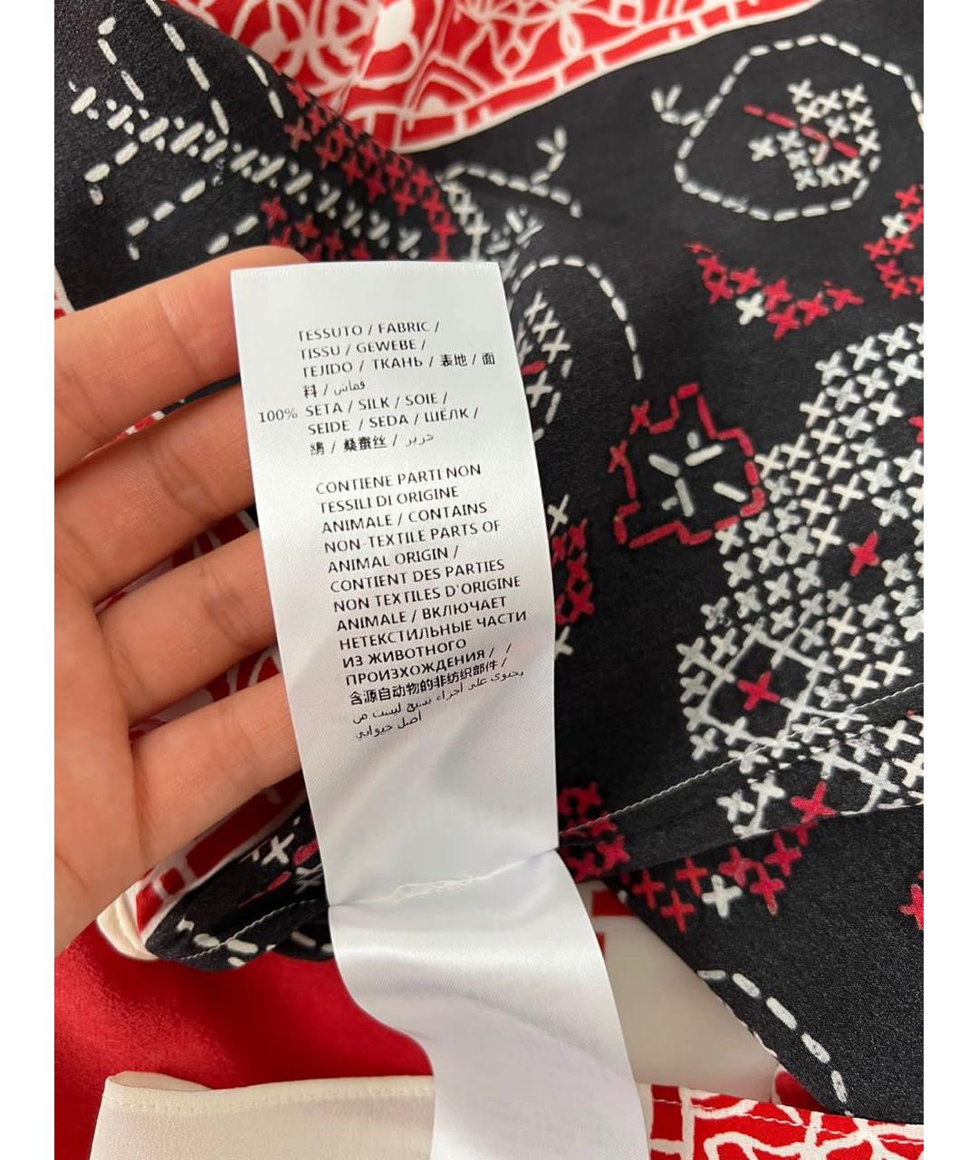 ALEXANDER MCQUEEN Красное повседневное платье, фото 8