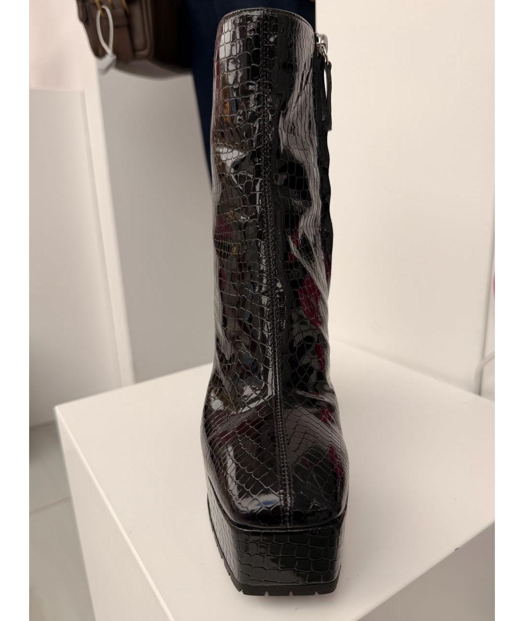 GIUSEPPE ZANOTTI DESIGN Черные кожаные ботильоны, фото 2