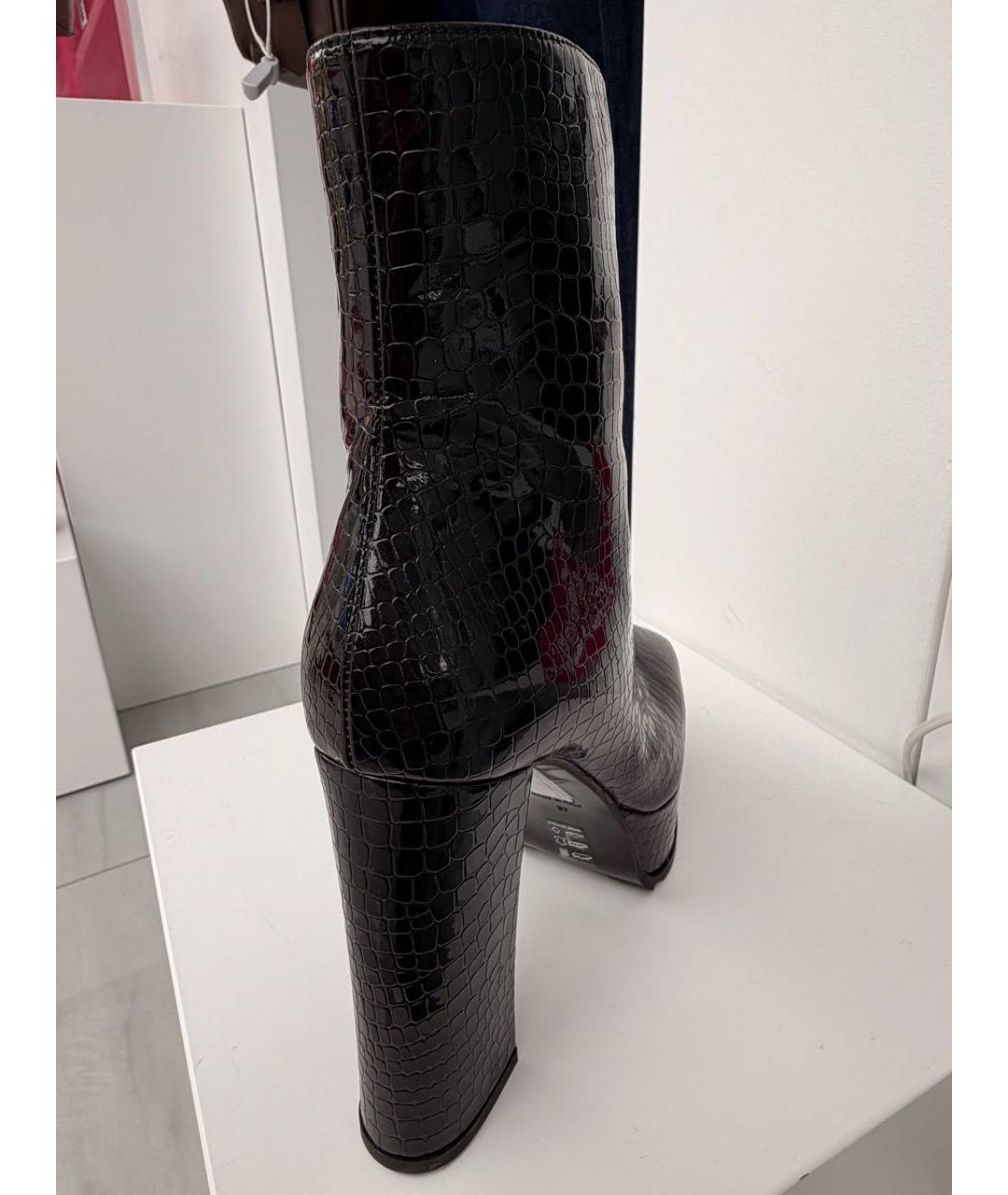 GIUSEPPE ZANOTTI DESIGN Черные кожаные ботильоны, фото 4