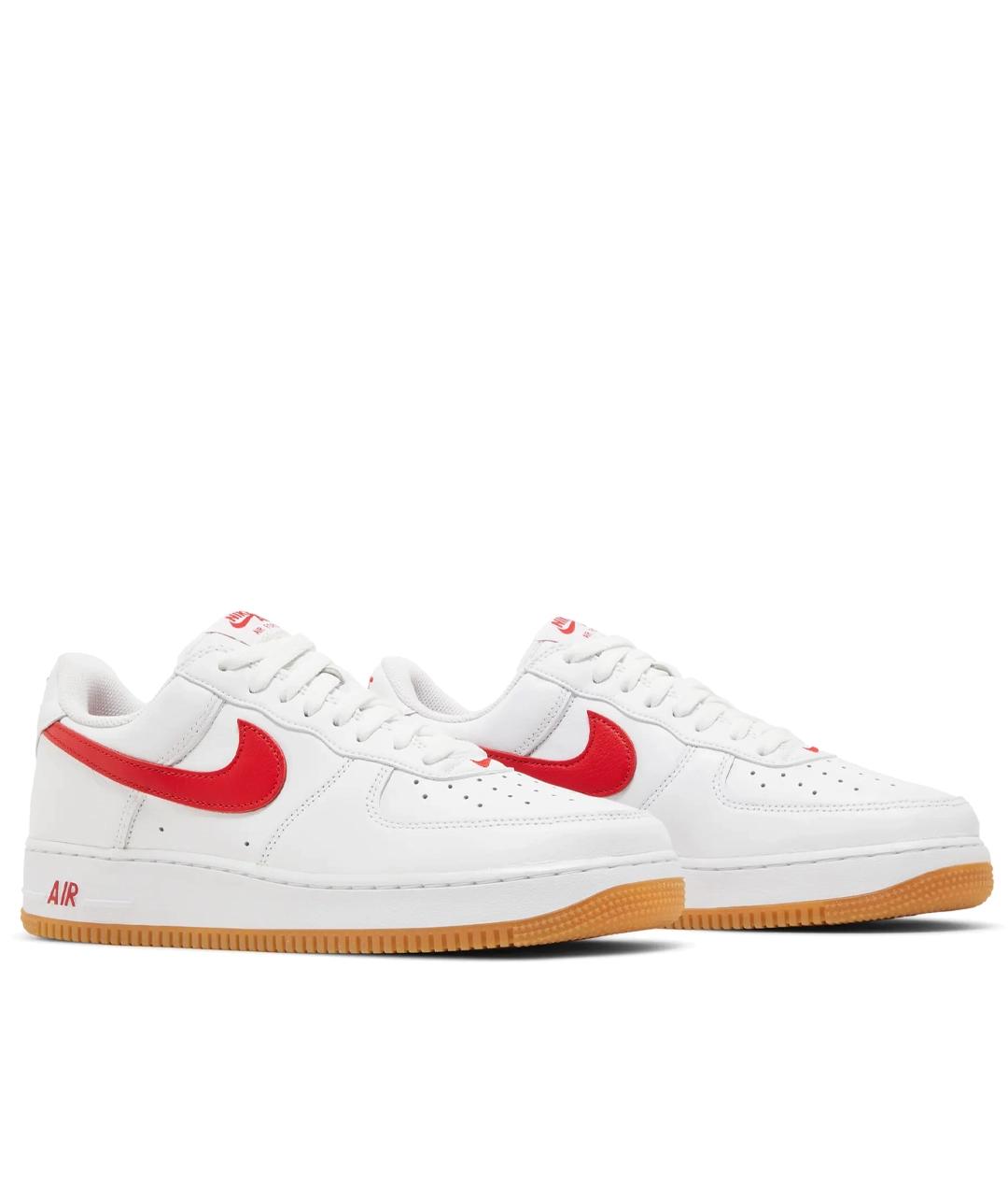 NIKE Белые кожаные низкие кроссовки / кеды, фото 2