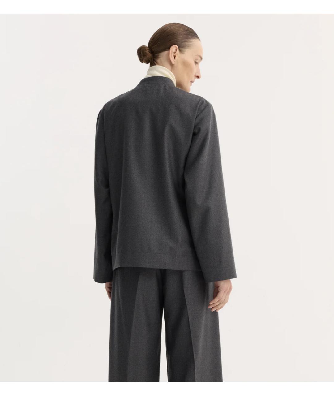 ROHE Серый шерстяной жакет/пиджак, фото 2