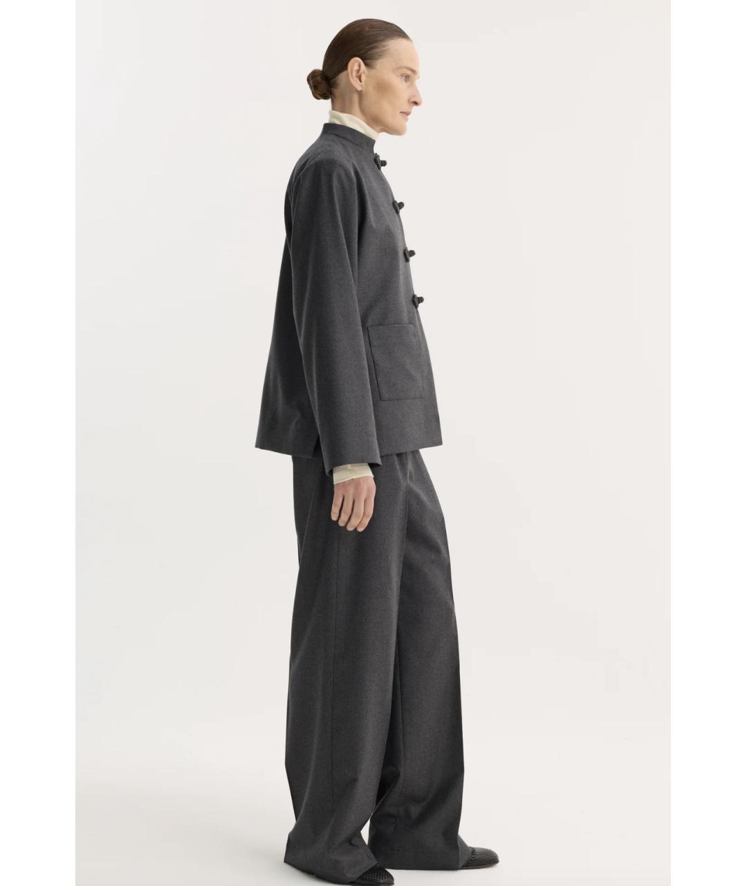 ROHE Серый шерстяной жакет/пиджак, фото 3