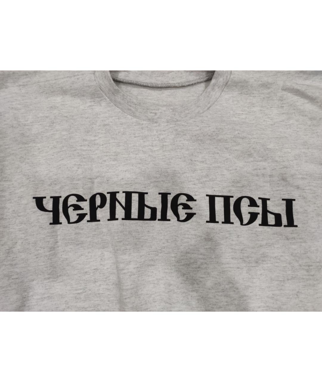 ADIDAS YEEZY Серая хлопковая футболка, фото 2