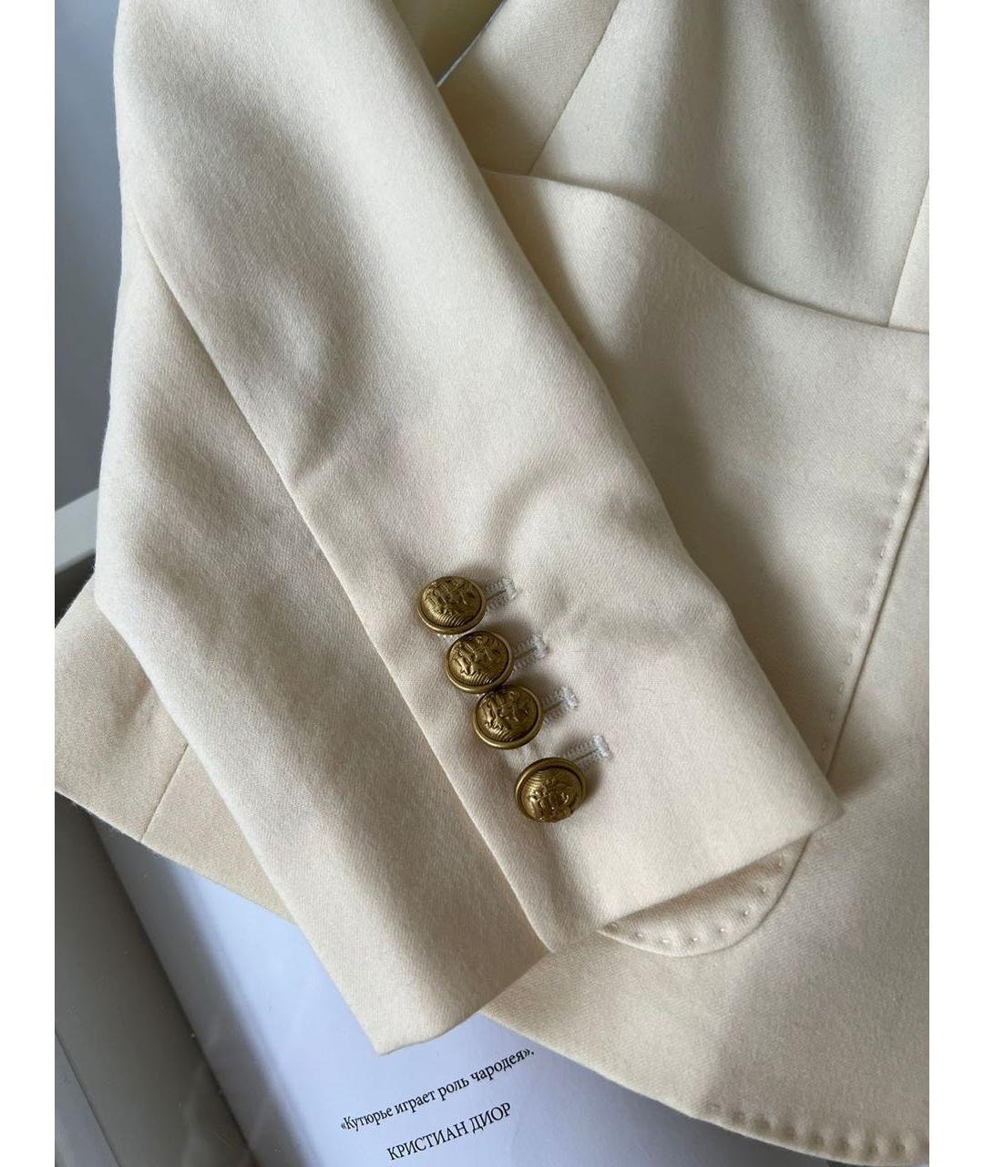 RALPH LAUREN Бежевый жакет/пиджак, фото 7