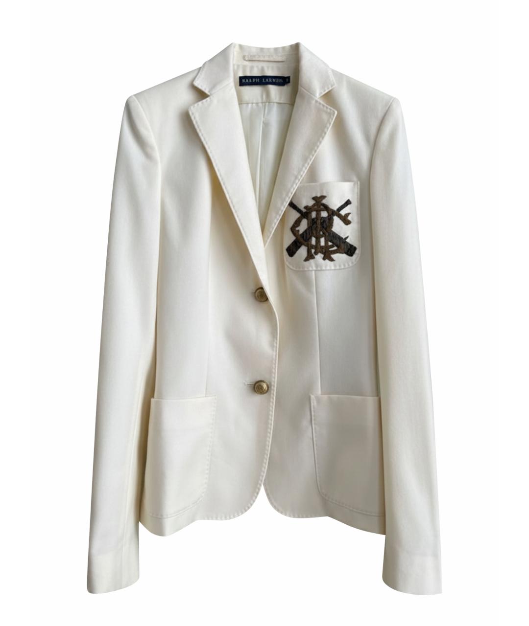 RALPH LAUREN Бежевый жакет/пиджак, фото 1