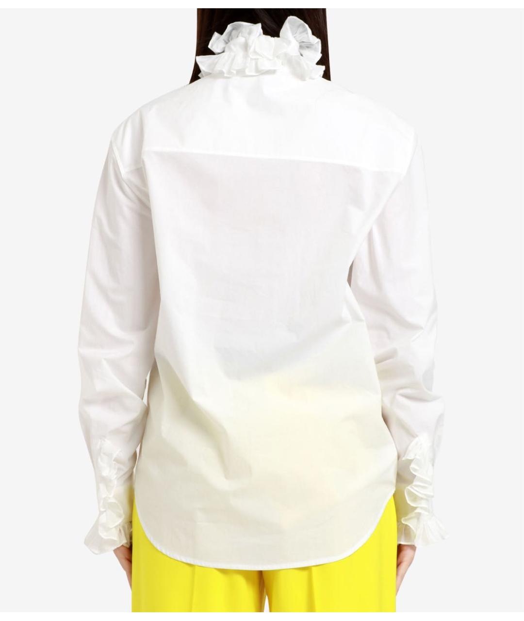 PHILOSOPHY DI LORENZO SERAFINI Белая хлопковая блузы, фото 2