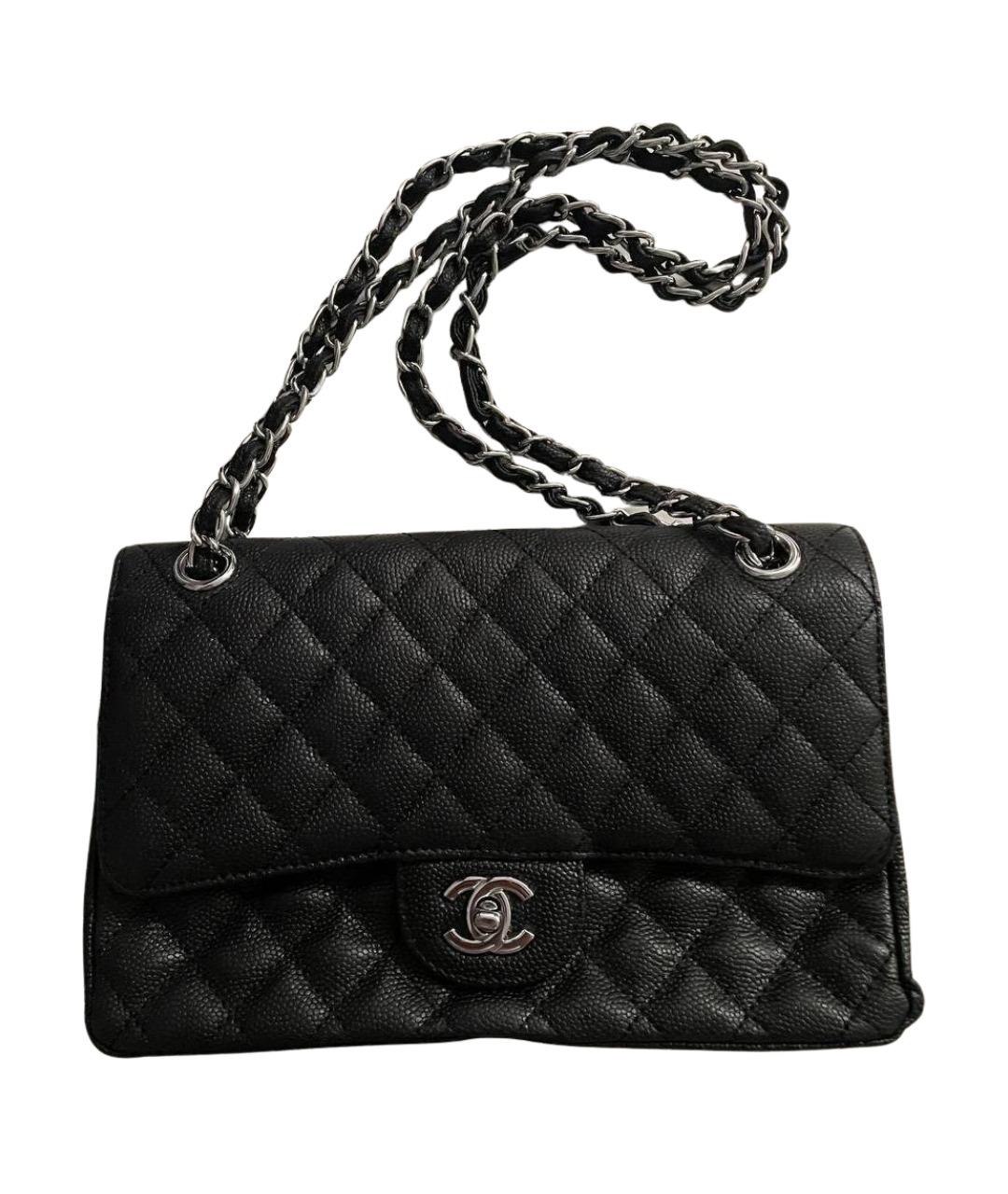 CHANEL Черная сумка через плечо из экзотической кожи, фото 1