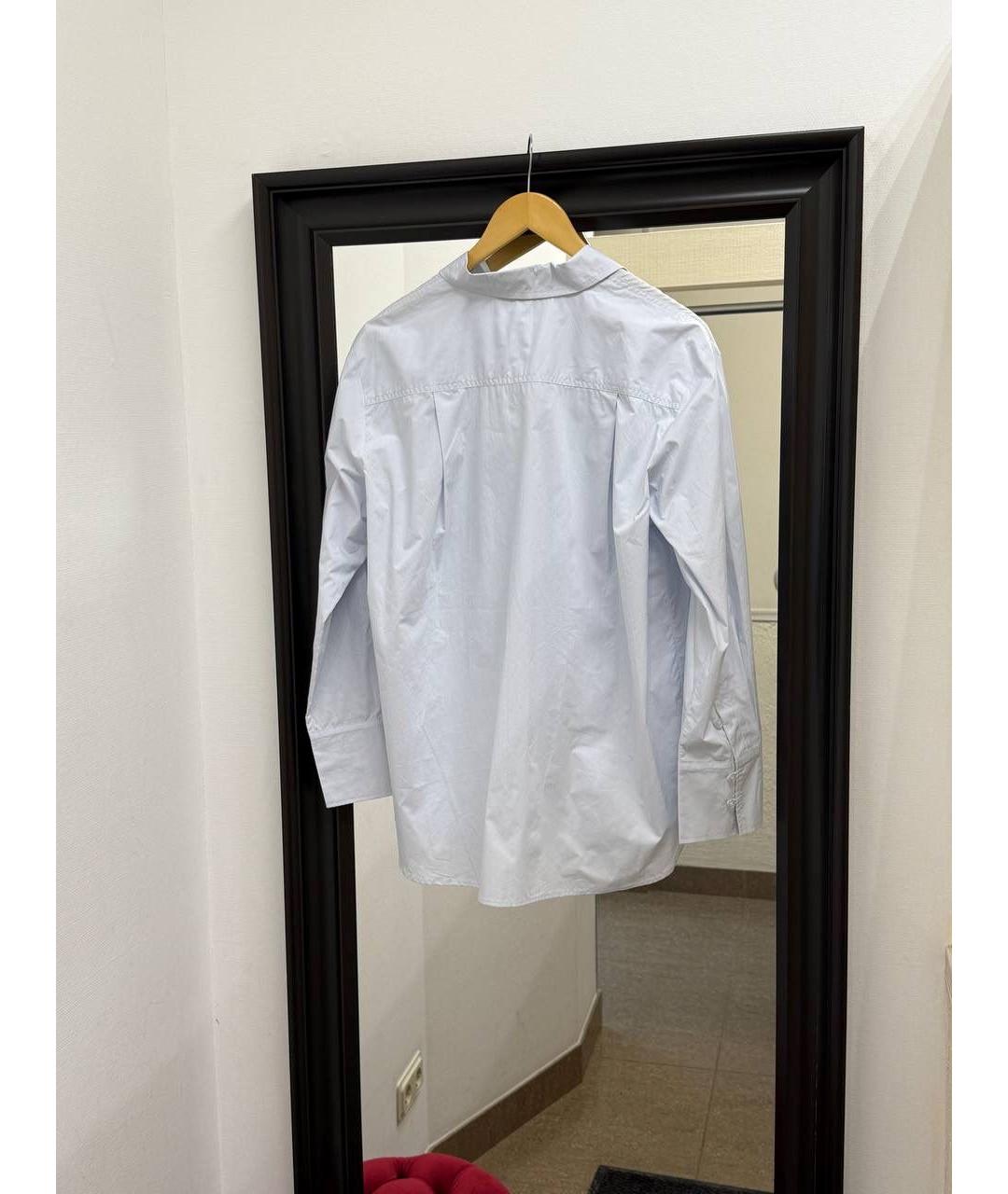 DKNY Голубая хлопковая рубашка, фото 2