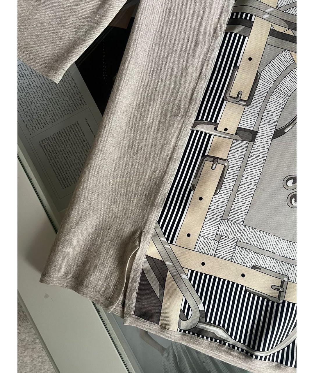 HERMES Бежевое повседневное платье, фото 3