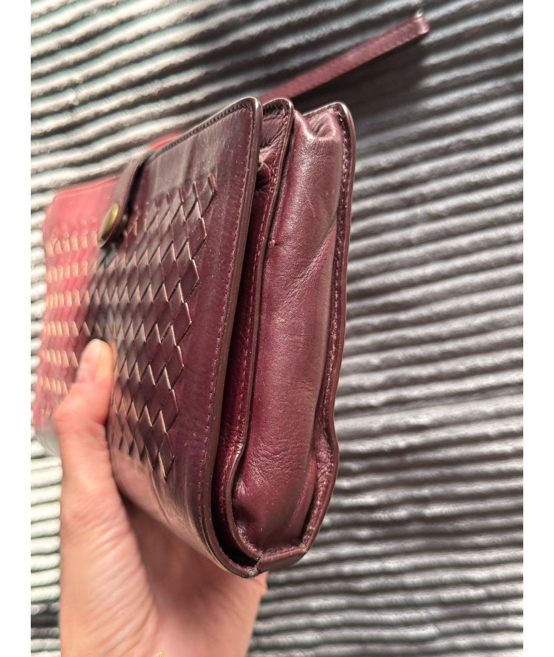 BOTTEGA VENETA Коричневый кожаный кошелек, фото 2