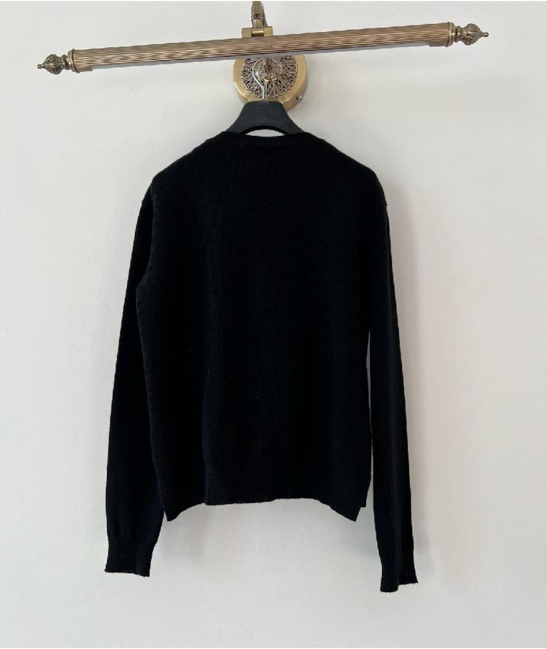 VALENTINO Черный шерстяной джемпер / свитер, фото 2