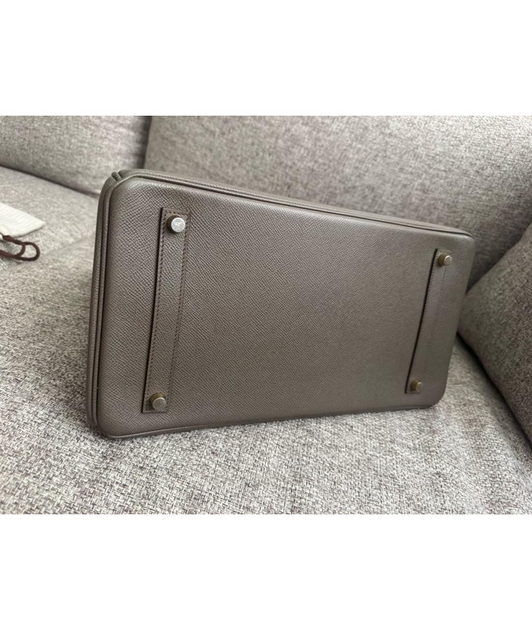 HERMES Кожаная сумка с короткими ручками, фото 7