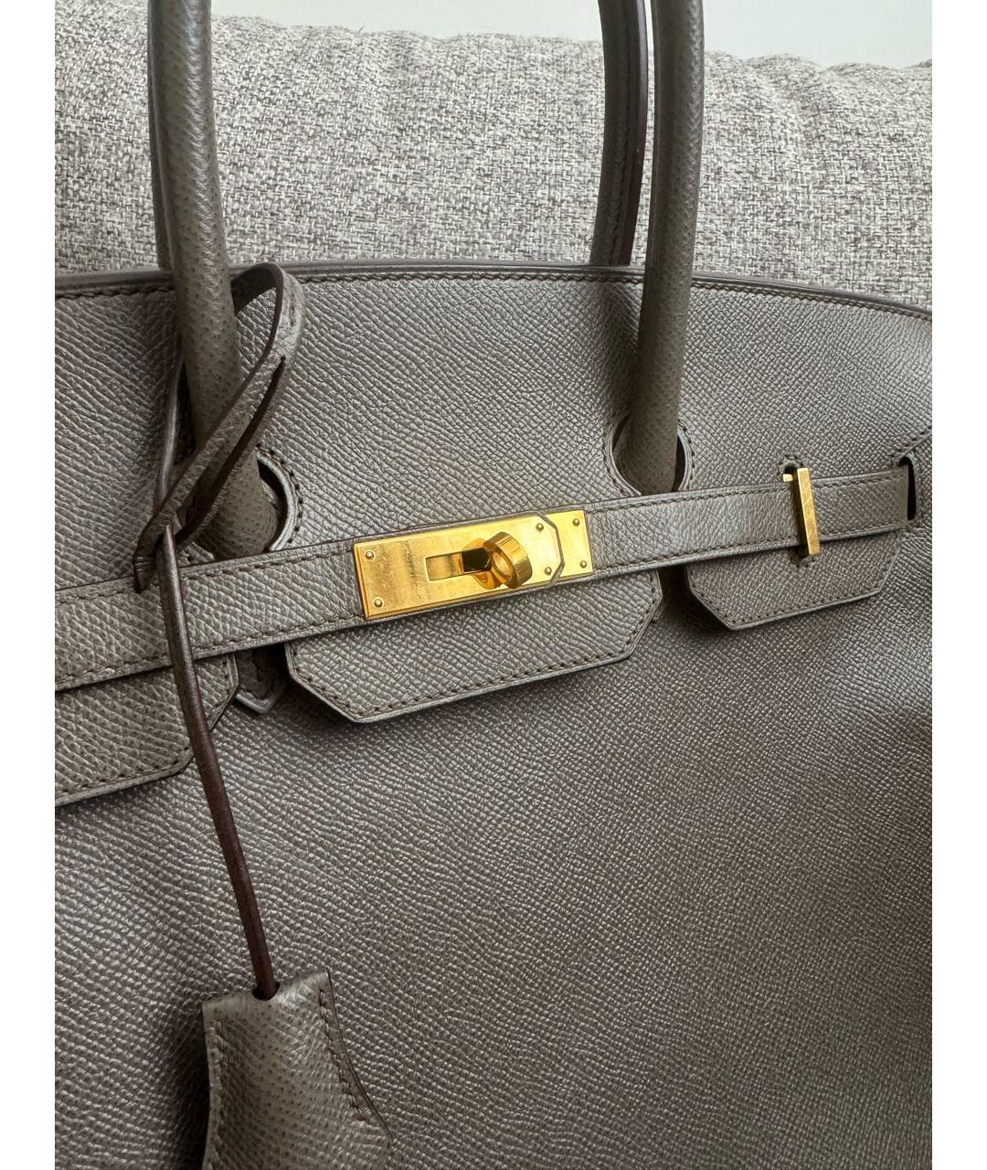 HERMES Кожаная сумка с короткими ручками, фото 2