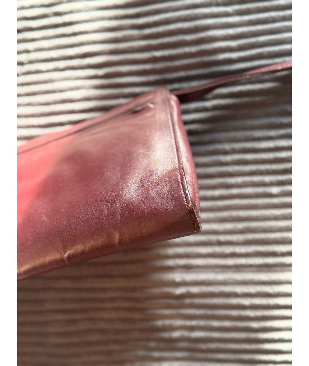 BOTTEGA VENETA Коричневая кожаная барсетка, фото 2