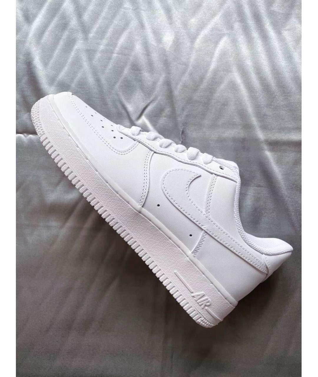 NIKE Белые кожаные кроссовки, фото 8