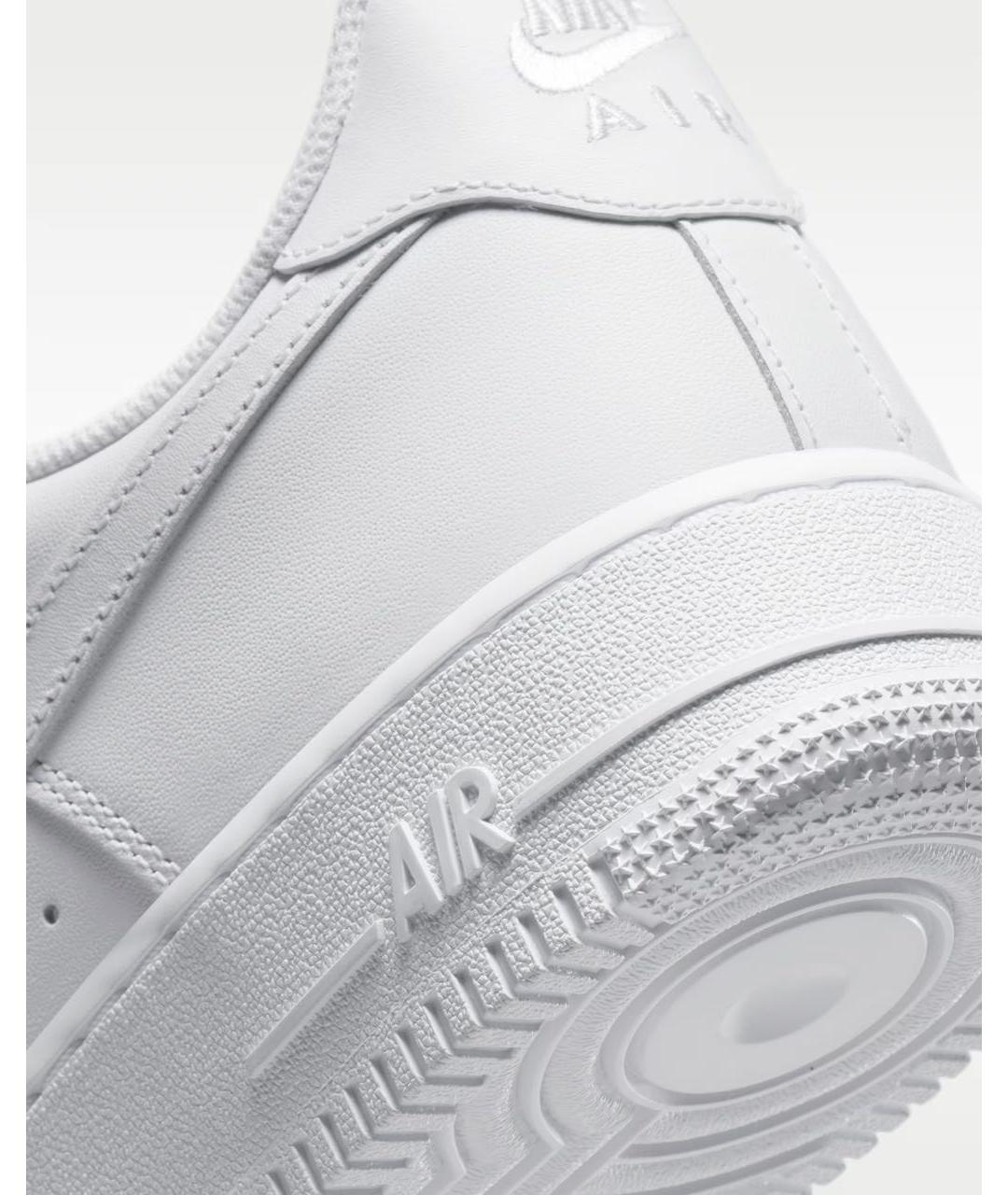 NIKE Белые кожаные кроссовки, фото 5