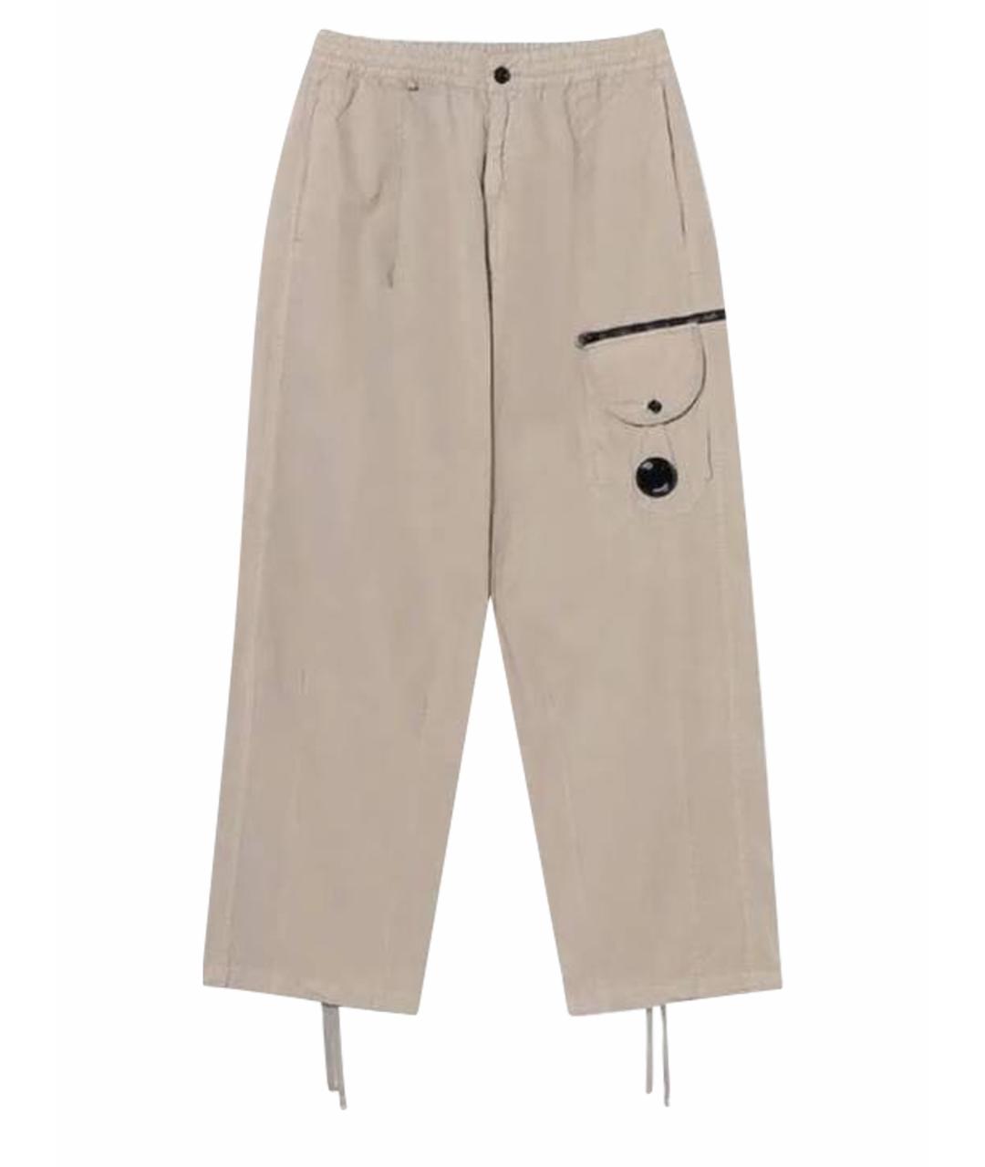 CP COMPANY Бежевые повседневные брюки, фото 1