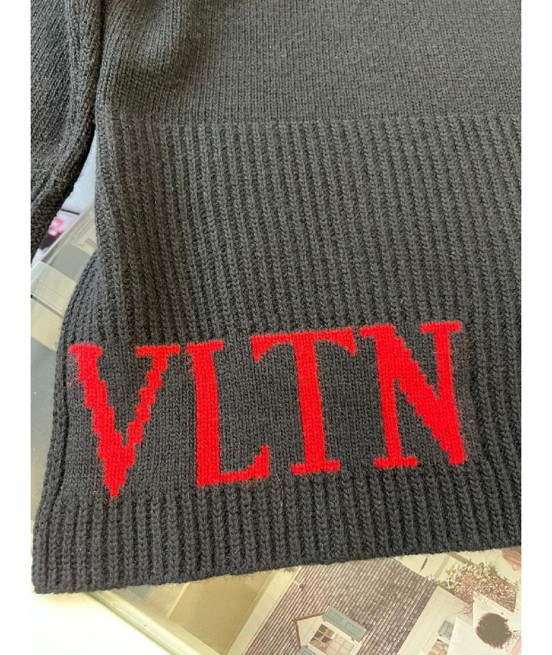 VALENTINO Черный шерстяной джемпер / свитер, фото 4