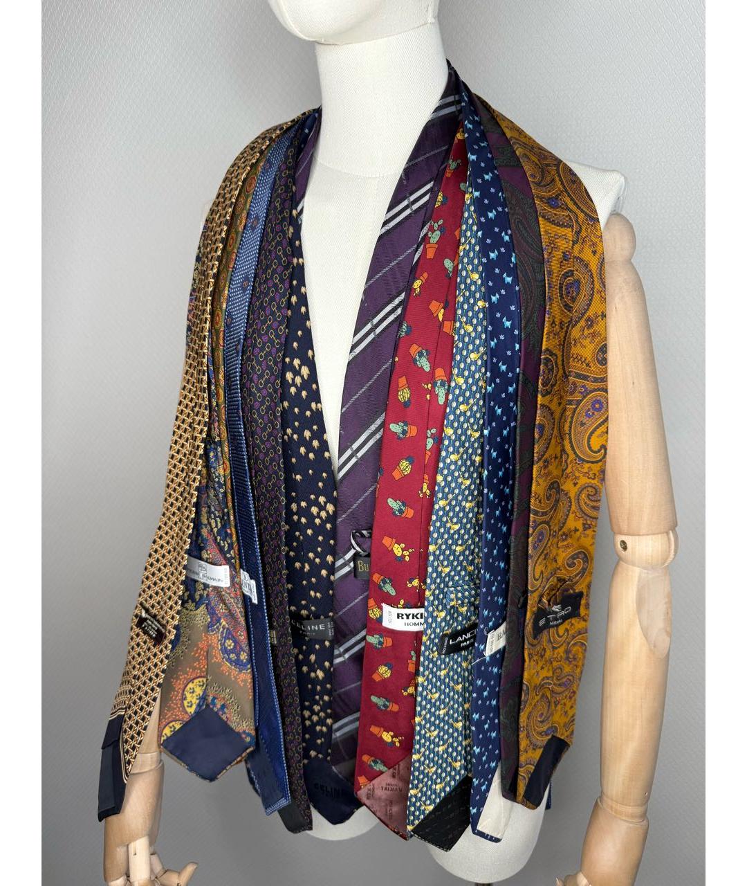 PIERRE BALMAIN Мульти шелковый галстук, фото 5