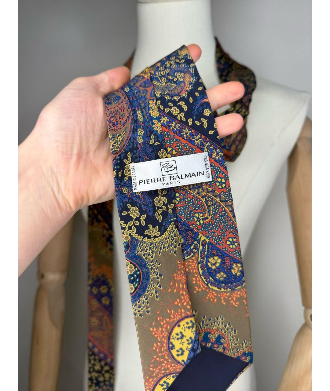PIERRE BALMAIN Мульти шелковый галстук, фото 3