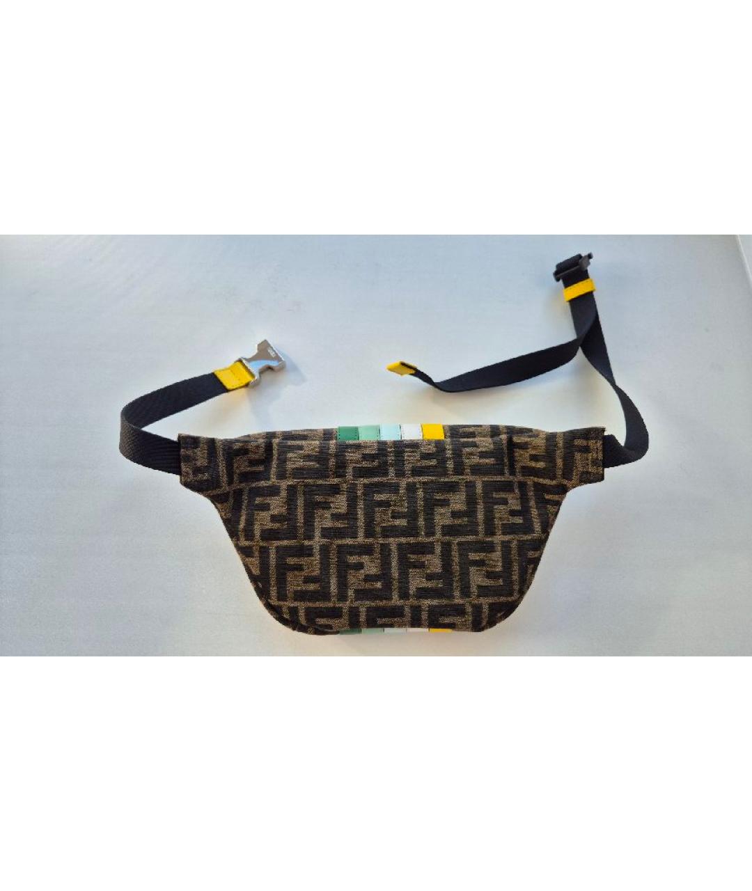 FENDI Мульти тканевая поясная сумка, фото 3