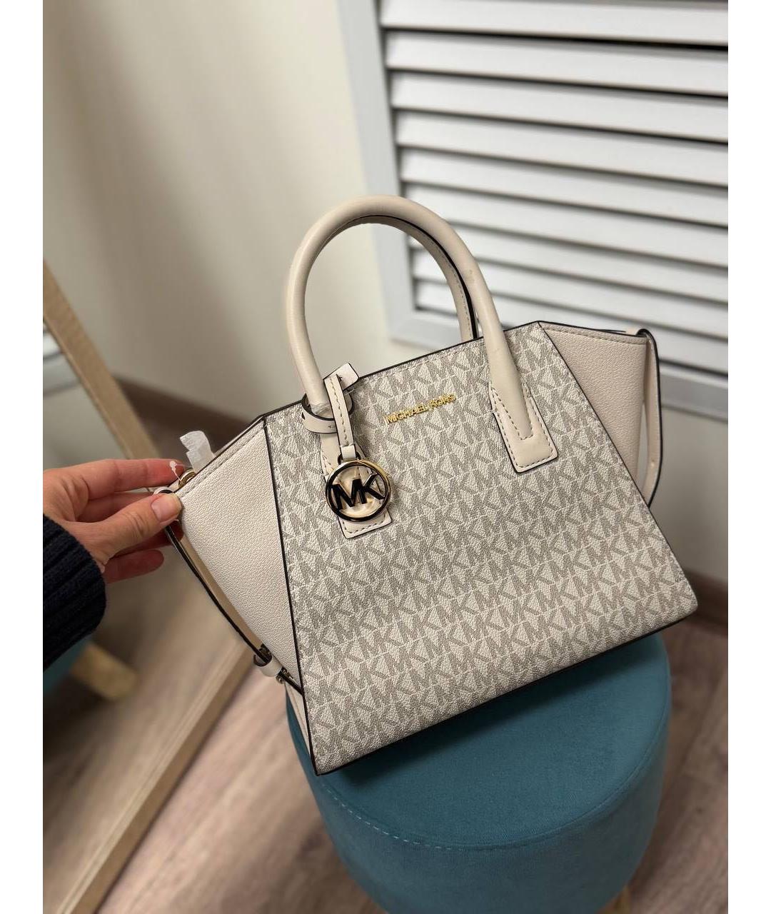 MICHAEL KORS Белая сумка с короткими ручками, фото 4