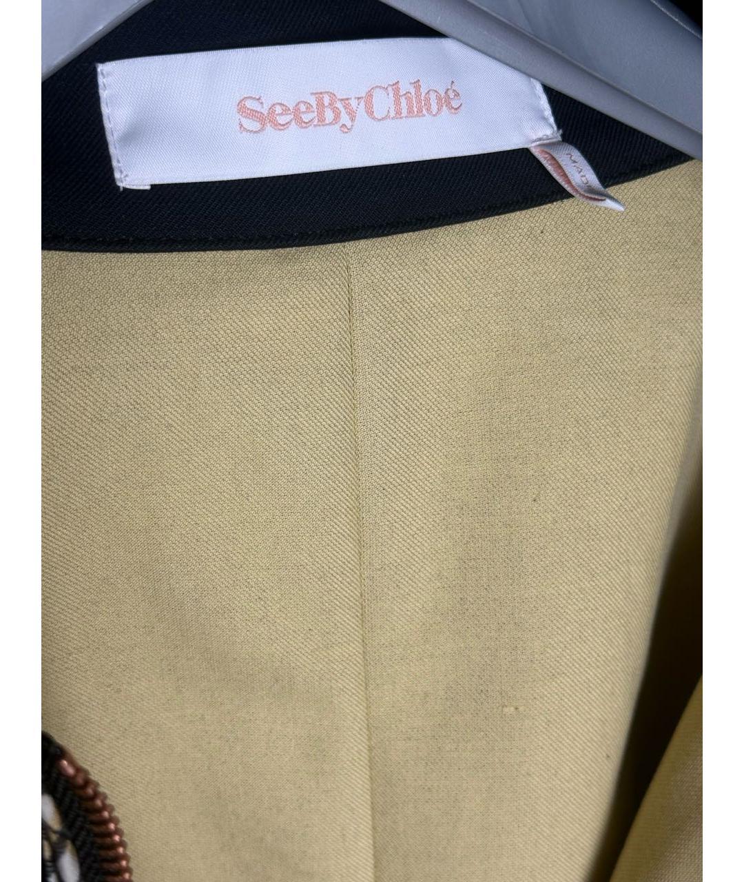 SEE BY CHLOE Черный тренч/плащ, фото 3