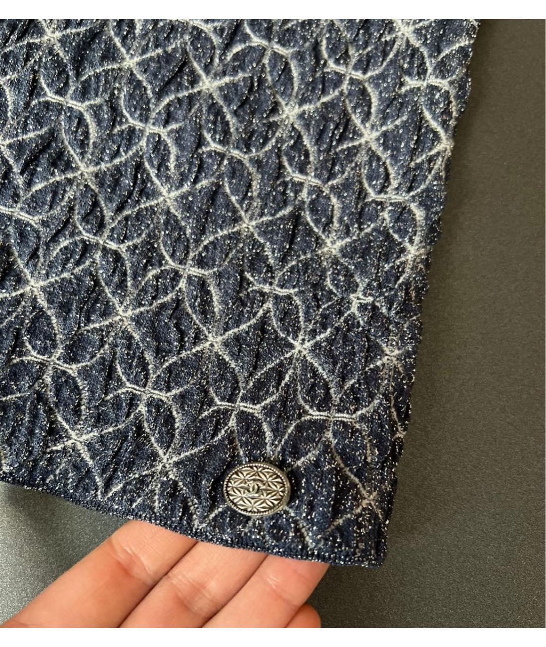 CHANEL Темно-синий джемпер / свитер, фото 6