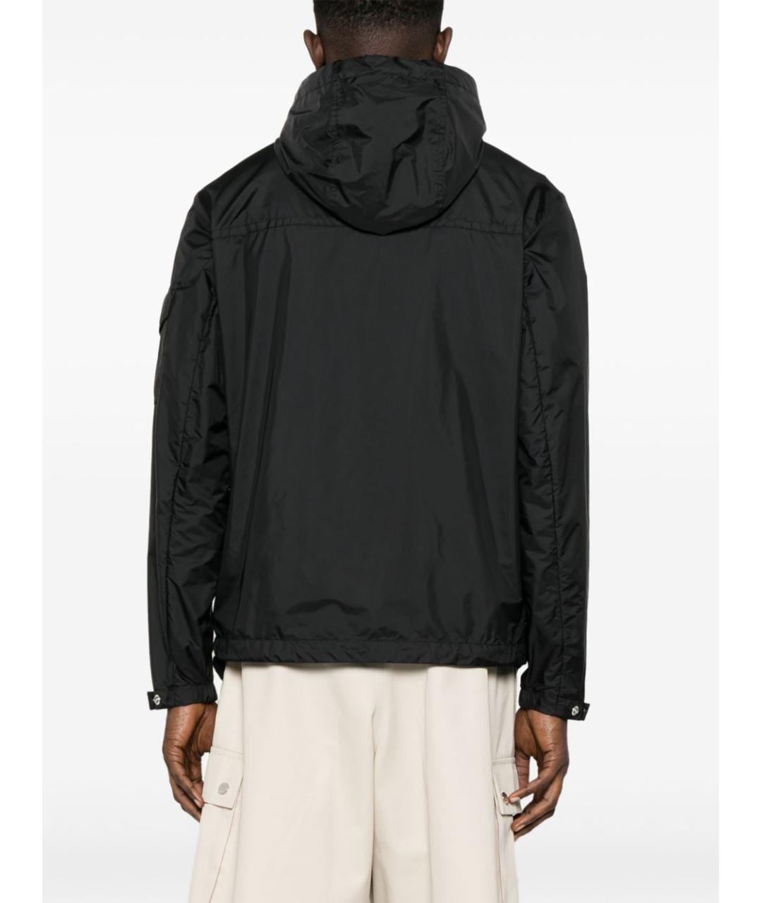 MONCLER Черная полиамидовая куртка, фото 2