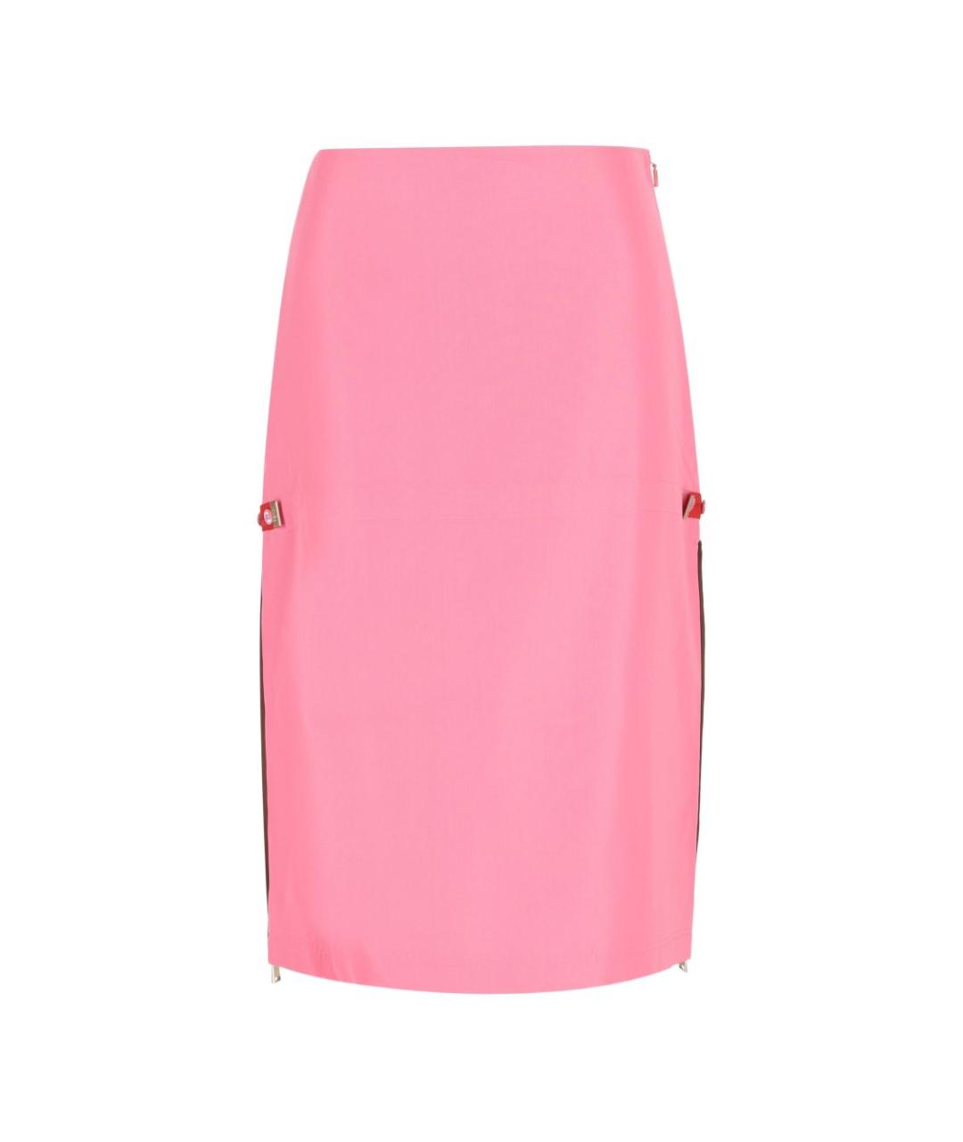 FENDI Розовая юбка миди, фото 1