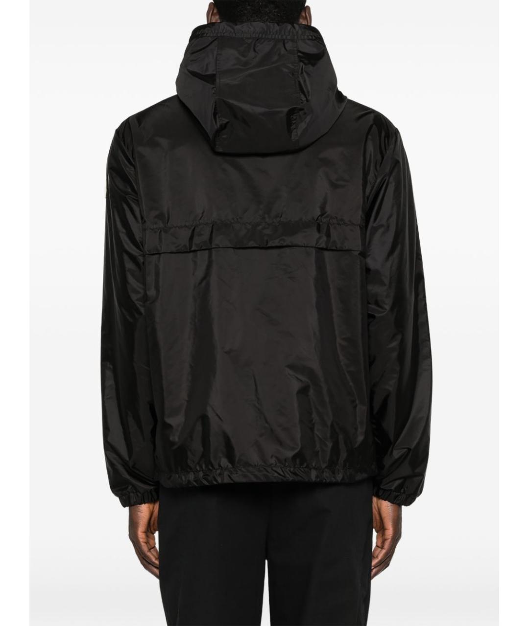 MONCLER Черная полиамидовая куртка, фото 5