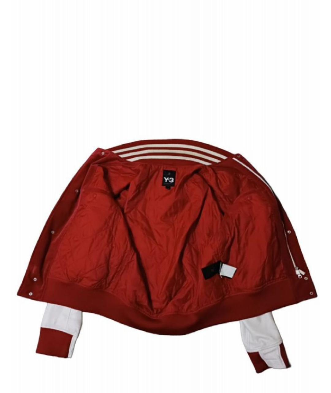 Y-3 Бордовая куртка, фото 4