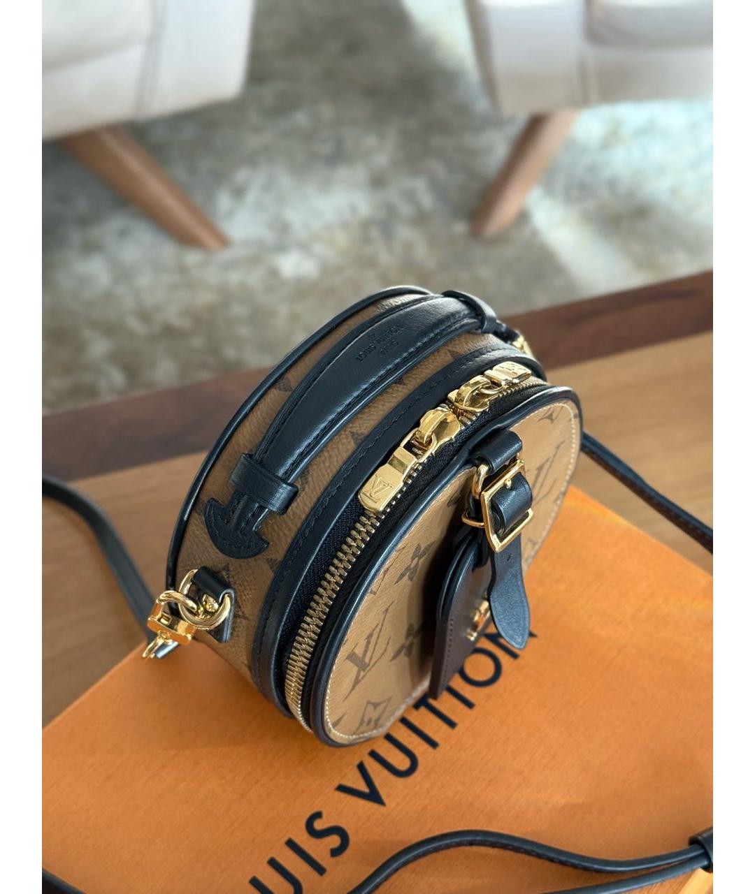 LOUIS VUITTON Коричневая сумка с короткими ручками, фото 6