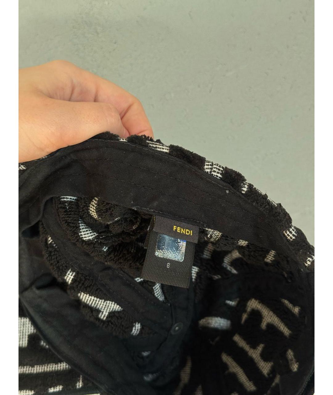 FENDI Черная кепка, фото 8