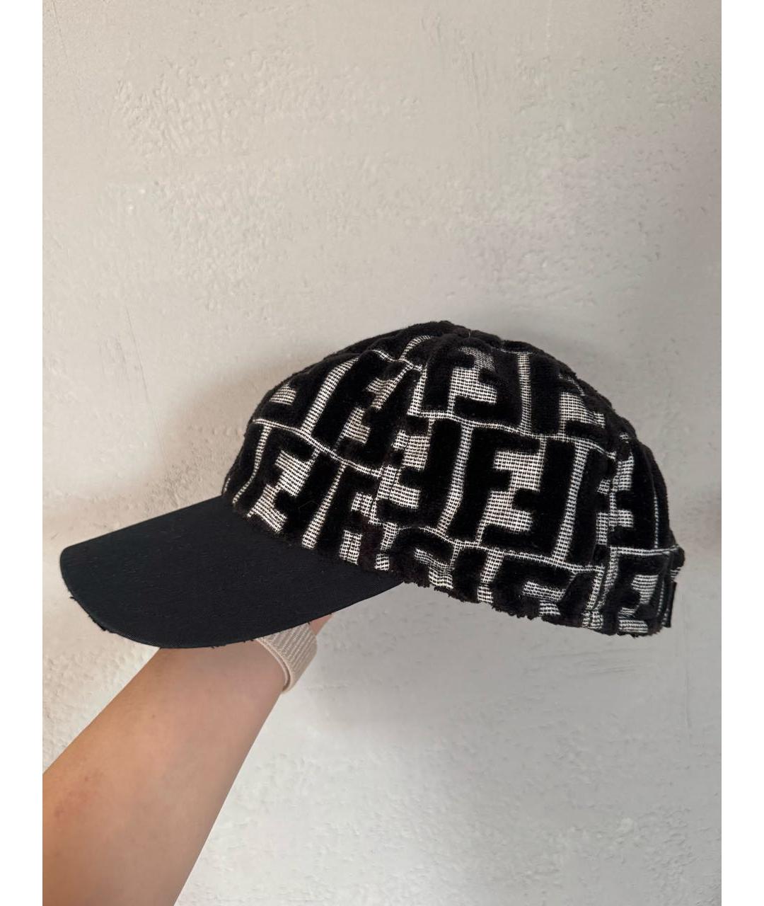 FENDI Черная кепка, фото 9