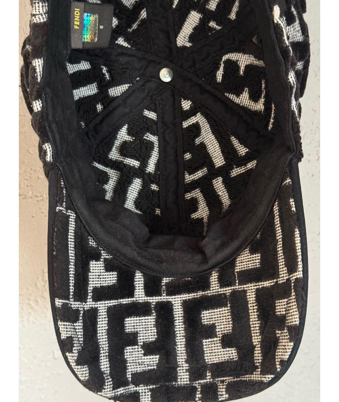 FENDI Черная кепка, фото 7