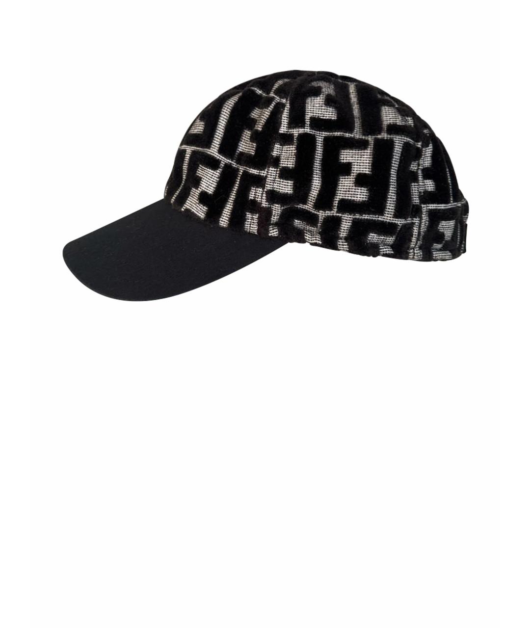 FENDI Черная кепка, фото 1