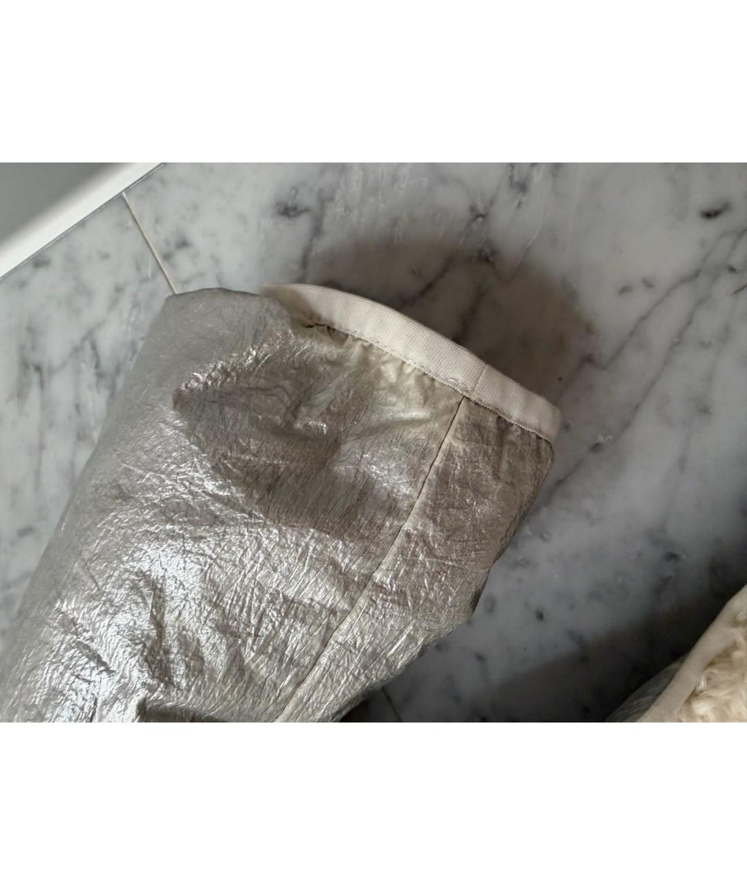 ARMY YVES SALOMON Серебрянный пуховик, фото 5