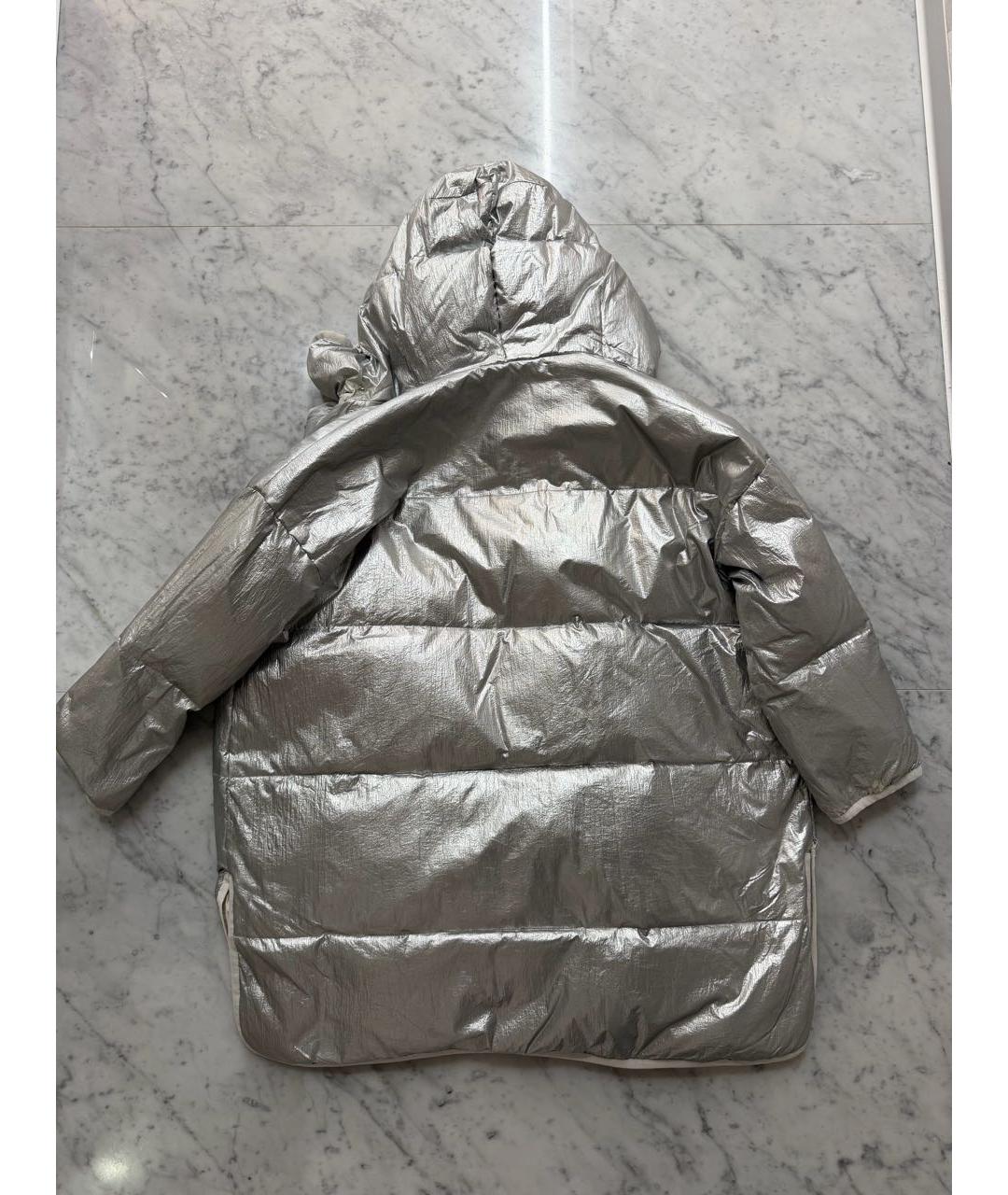 ARMY YVES SALOMON Серебрянный пуховик, фото 8