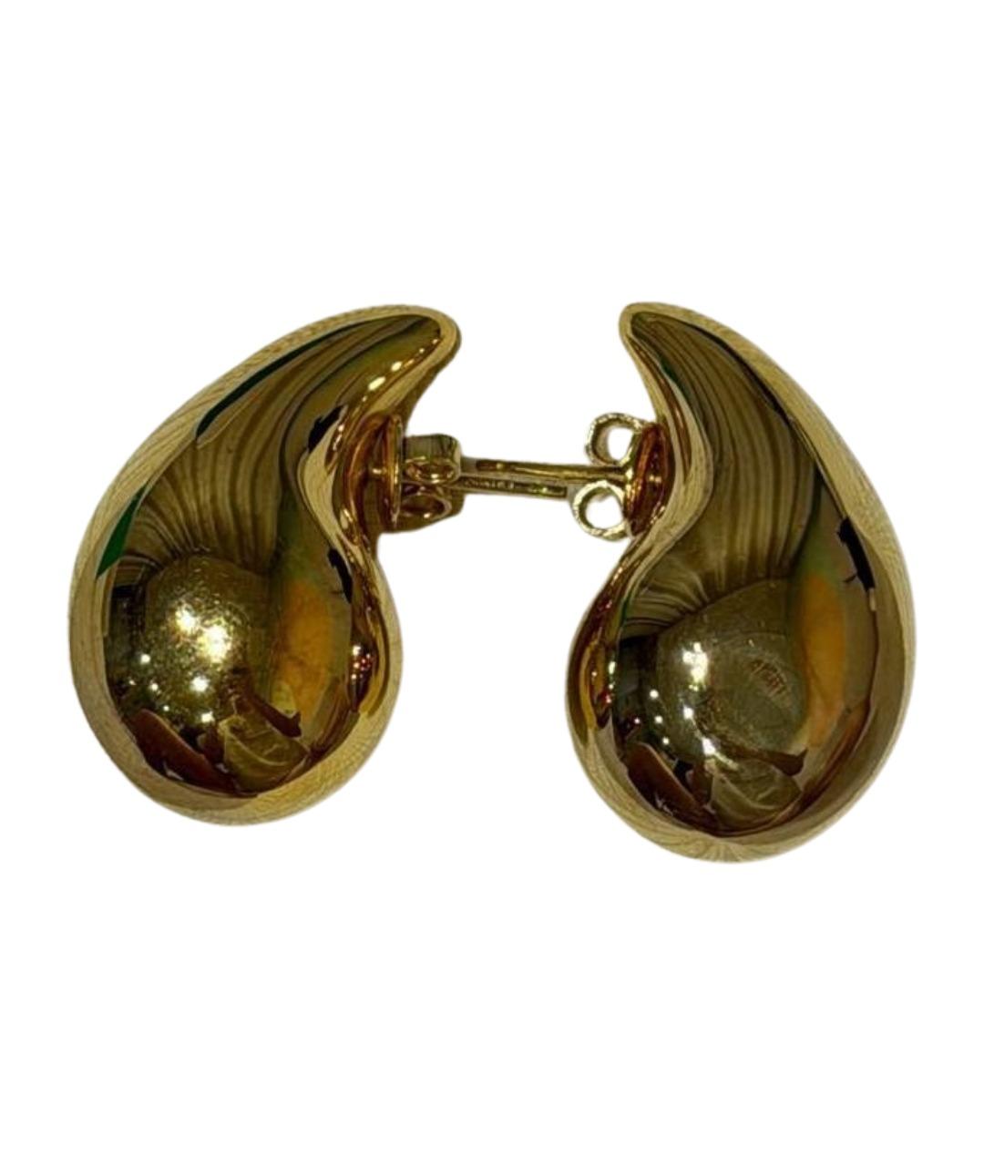 BOTTEGA VENETA Золотые серебряные серьги, фото 1