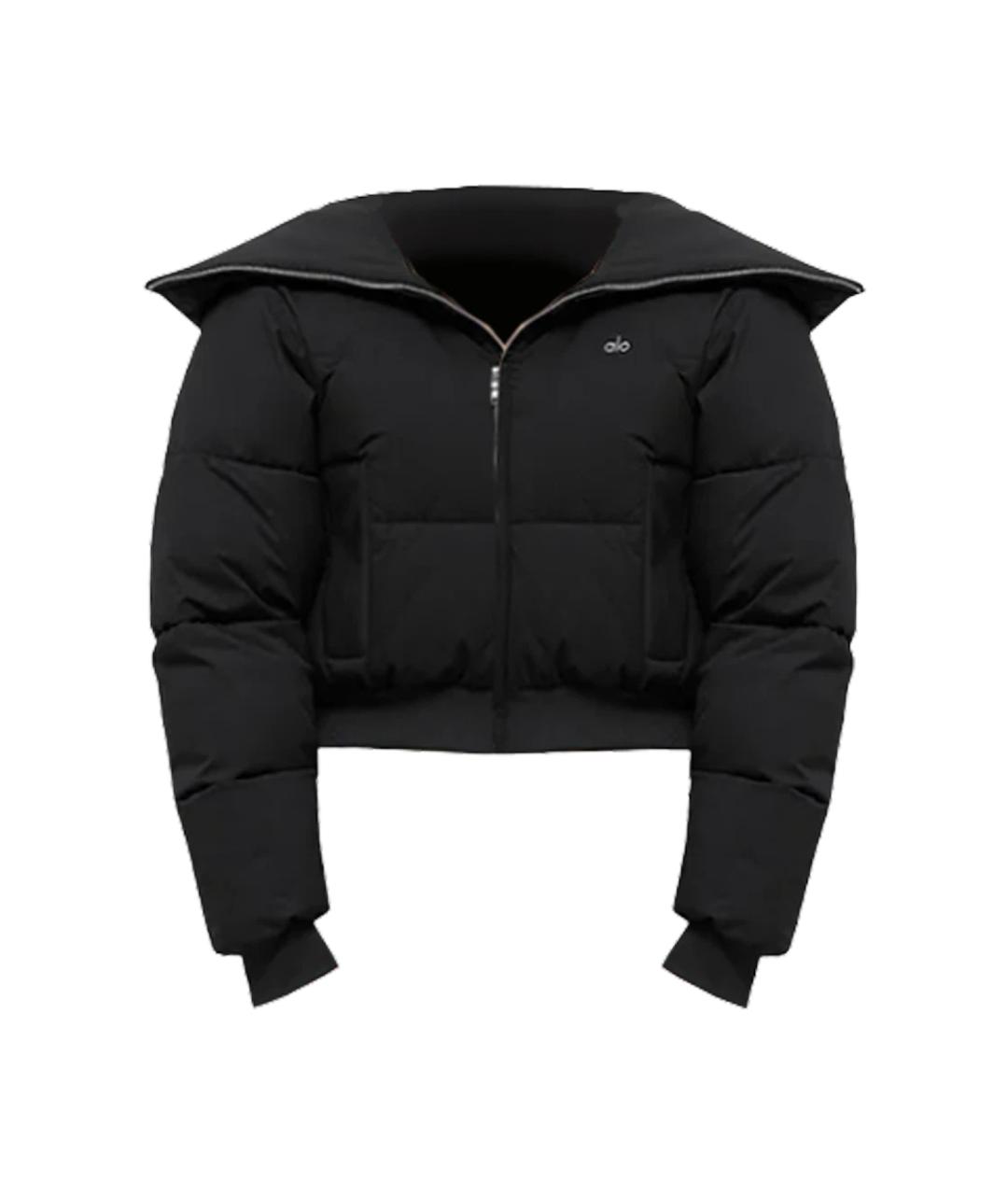 ALO YOGA Черный полиэстеровый пуховик, фото 1