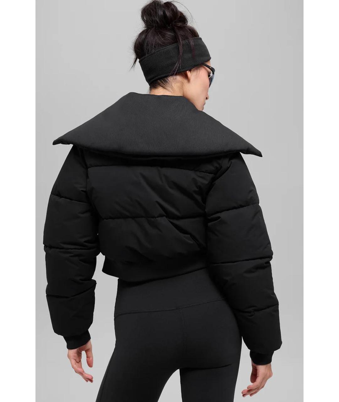 ALO YOGA Черный полиэстеровый пуховик, фото 3