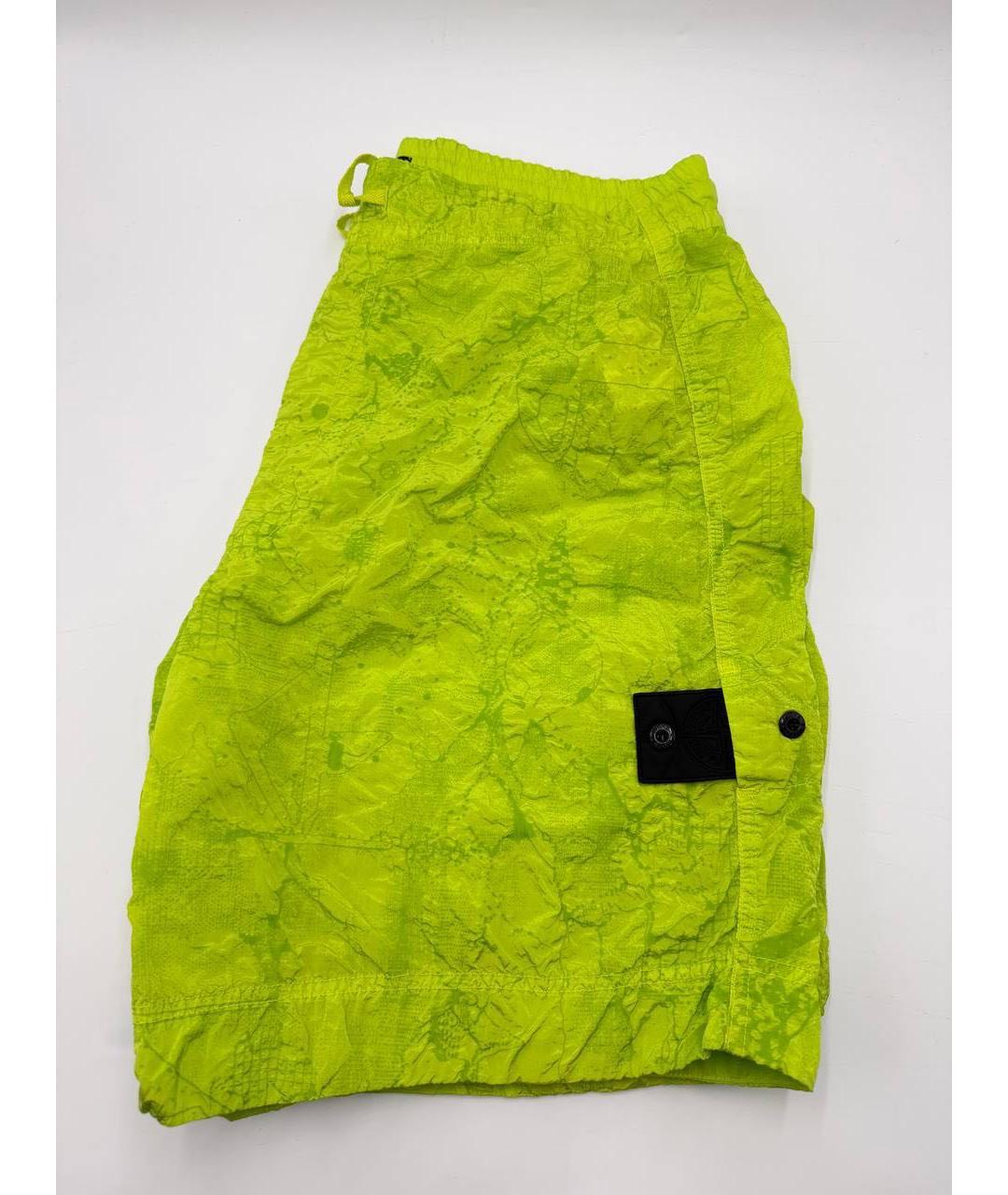 STONE ISLAND SHADOW PROJECT Салатовые шорты, фото 6