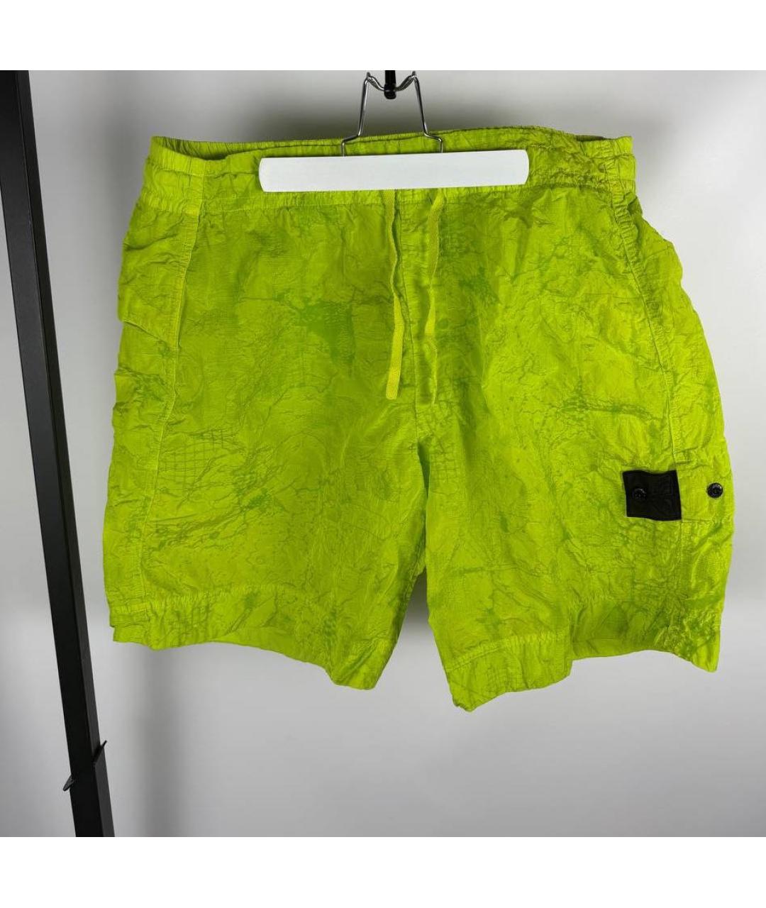 STONE ISLAND SHADOW PROJECT Салатовые шорты, фото 8