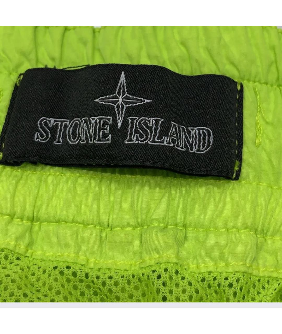 STONE ISLAND SHADOW PROJECT Салатовые шорты, фото 3